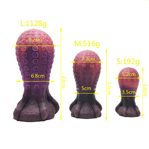 Plug Anal Gigante con Forma de Pulpo Brillante - Product Image 1