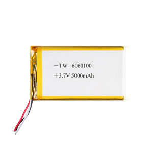 High capacity 3,7 V 7,4 v 5000mAh 6060100 Li-ion Li Polymer battery for mobile DVD Power Bank - Product Image 4