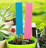 Label Tanaman Kebun Berlapis Plastik Warna-warni Modern, Penanda Persemaian untuk Bibit, Bunga, Herbal, dan Tanaman Pot