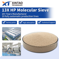 Zeolite à tamis moléculaire 13X HP de haute pureté pour générateur d'oxygène, granulométrie 0,4-0,8 mm et 1,6-2,5 mm