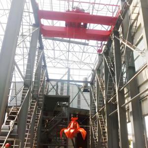 Grúa aérea de doble viga de viaje de material de chatarra de elevación de cubo de agarre hidráulico de alta resistencia - Product Image 2