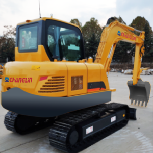 Mini-excavatrice de bonne qualité, moteur diesel, mini-excavatrice la plus petite, 5500 kg, mini-excavatrice de 6 tonnes avec attache rapide - Product Image 4