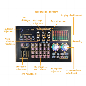 <span class=keywords><strong>Carte</strong></span> <span class=keywords><strong>son</strong></span> professionnelle DemaoN8 pour enregistrement, <span class=keywords><strong>PC</strong></span>, téléphone portable, diffusion en direct, ensemble de mixage, prend en charge le micro 48V, équipement de podcast - Product Image 4