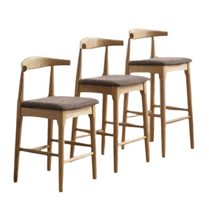 Ghế đẩu quầy <span class=keywords><strong>bar</strong></span> gỗ cao cấp, nhiều chiều cao khác nhau (55/65/75/85 cm) bán buôn, dùng cho quầy bếp hoặc nhà hàng - Product Image 5