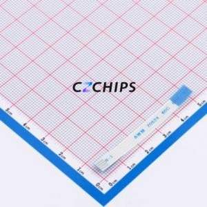 FFC-1.0-4P-50mm-B FFC Cable (Flexible Flat Cable) P=1mm Connector 4P 1mm 0.3mm Reverse - Product Image 1