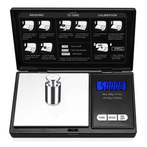 2023 500g 0,01g Gold waage Mini Elektronische tragbare Diamant-Digital-Taschen waage Schmuck waage - Product Image 1