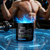 Poudre pré-entraînement Ultimate Shred, thermogénique, énergétique, complément alimentaire pour la remise en forme, 20 portions, étiquette privée, vente en gros pour les salles de sport et la musculation