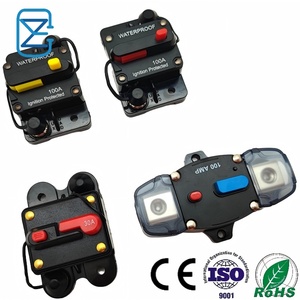 Disjoncteur CC étanche 30A-300A 12V-48V avec porte-fusible à réinitialisation manuelle, fusible en ligne pour onduleur, voiture, bateau, marine, camping-car, système solaire - Product Image 1