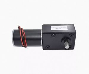 เกียร์ DC12V แรงบิด24โวลต์มอเตอร์โลหะเทอร์โบหนอนเกียร์ถอยหลังความเร็วต่ำ250kg .cm Self-Lock หนอนมอเตอร์เกียร์ DC - Product Image 5