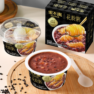 Yüksek Proteinli Öğün Yerine Geçen Atıştırmalık Hazır Tahıl Yulaf Ezmesi 200g Bardak Tatlı Aromalı Siyah Pirinç Aromalı Kutu Yetişkinler ve Çocuklar İçin - Product Image 3