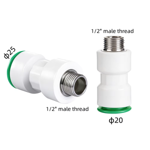 Raccord rapide anti-fuite pour tuyau d'eau lisse 20/25/32 mm, coudes droits, tés, vannes, joints PPR/PVC/<span class=keywords><strong>PB</strong></span>/PERT/PE - Product Image 6