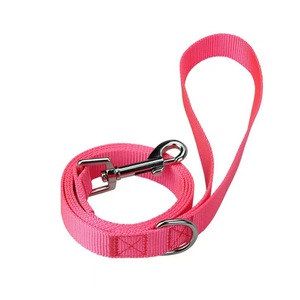 Adjustable Reflective Eco-Friendly Soft Nylon <b>Dog</b> <b>Collar</b> and Leash Set High Quality with Solid Pattern for Small Medium Pets - Product Image 4