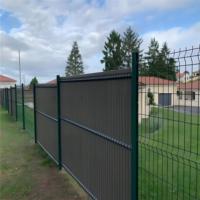 Panneau de clôture de jardin en treillis soudé, carré, en acier galvanisé et thermolaqué, durable, facile à installer, de bonne qualité et à prix avantageux - Vente chaude