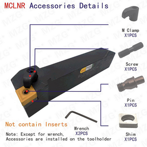 Maifix MCLNR Boring Cutting Toolholders Torno CNC Máquina <span class=keywords><strong>Carbide</strong></span> <span class=keywords><strong>External</strong></span> Turning Tools Para CNMG <span class=keywords><strong>Insert</strong></span> - Product Image 6