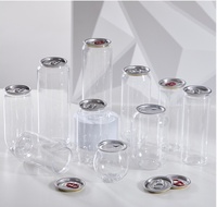 Bouteilles et Gobelets en Plastique Transparent pour Café, Boissons Gazeuses et Boissons, en PET, Scellés, 330ml, 500ml, 650ml
