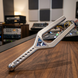 Diapason de haute qualité en alliage d'aluminium de qualité supérieure pour l'accordage des instruments de musique. - Product Image 1