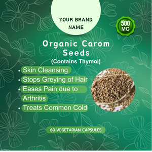 เมล็ด carom ออร์แกนิก100% เมล็ด carom จากธรรมชาติแคปซูลผลิตจำนวนมากและขายส่ง - Product Image 2