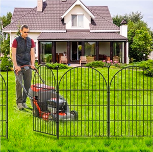 Nhỏ cong trang trí vườn hàng rào Bảng điều chỉnh 10 ft x 16.5 Inc cho nhà máy hoa viền sân sân sau ngoài trời hàng rào lưới mắt cáo cửa - Product Image 5