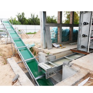 Nouveau convoyeur à fumier automatique incliné CHUANGYI pour cages à poulets cailles en acier allié zinc-aluminium-magnésium - Product Image 6