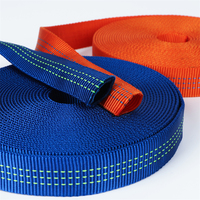 Sangle tubulaire d'escalade en nylon 66 haute résistance, tissée, durable, pour extérieur, couleur personnalisée