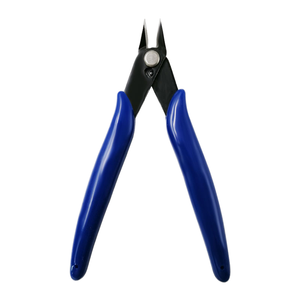 170mm điện tử cắt chéo Kìm màu xanh xử lý DIY lớp thép cắt tỉa Kìm cho nhựa công nghiệp mô hình Metric OEM - Product Image 1