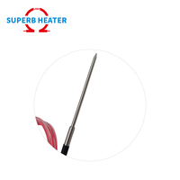 Sonde de pénétration 3*100mm PT100 Platinum RTD Classe a Précision Capteur de température alimentaire