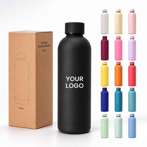 Vente en gros de gourdes isothermes en acier inoxydable de 500 ml à double paroi, avec logo personnalisé pour les cadeaux promotionnels d'entreprise - Product Image 1