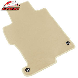 พรมปูพื้นสำหรับฮอนด้า แอคคอร์ด 4 ประตู 13-17 ไลเนอร์ด้านหน้าด้านหลังกำมะหยี่สีเบจพรมกันลื่น 4 ชิ้น - Product Image 3