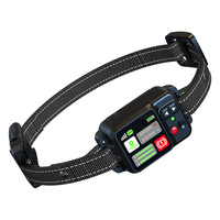 Intelligentes GPS-Haustierzaun-System, Kabelloses Grenzsystem, Wasserdichtes Anti-Verlust-Vibrationshalsband für Hunde, Innen- und Außeneinsatz, Training