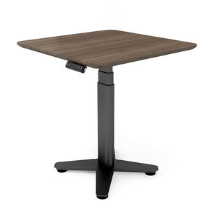 बिजली ऊंचाई समायोज्य एकल पैर एक मोटर डेस्क पहियों के साथ चल कॉफी टेबल - Product Image 6