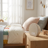 Réveil lumineux élégant avec réglage précis des couleurs RVB, machine sonore esthétique, veilleuse d'ambiance de chevet