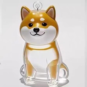 Boîte de rangement pour cheveux, adorable chiot transparent, capsule à boule de poils d'animal, pendentif décoratif, boîte commémorative anti-poussière, collection de jouets - Product Image 1