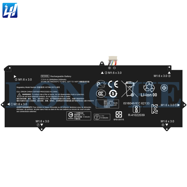 BK-Dbest 7.7V 41.5WH New SE04XL Rechargeable Batteries for Hp CameronSino Pro X2 612 G2(1LA51UT) SE04XL High Quality Battery