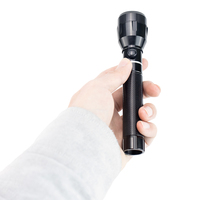 Senter LED Mini Portabel 3W, senter taktis Mini kuat jarak jauh dapat diisi ulang tahan air baterai AA USB untuk darurat berkemah