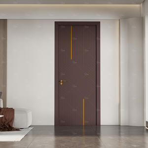 Venta caliente Puerta de madera Interior <span class=keywords><strong>Inter</strong></span> Puerta de madera Diseños Diseño simple Puerta de madera interior - Product Image 1