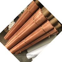 Malla magnética de bloqueo, protector de pantalla EMF Faraday, jaula de blindaje, malla de alambre de cobre rojo puro, 100, 150, 180, 200
