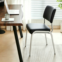 Chaise de bureau exécutive moderne empilable en cuir de qualité supérieure, personnalisable avec logo, pour la maison, le bureau, l'hôtel et les salles de réunion