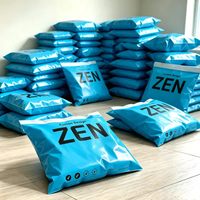 Sac de courrier personnalisé K10 ECO, nouvelle enveloppe postale en plastique épais, emballage d'expédition, sac de courrier bleu en polyéthylène pour vêtements