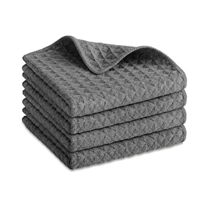 Toallas de Café Antibacterianas con Diseño de Waffle, Tamaño Personalizado, Gruesas, Reutilizables, de Microfibra, para Barista - Product Image 1