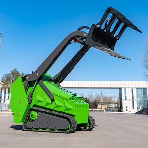 Livraison Gratuite Mini-chargeuse compacte pour aménagement paysager, remise en état des terres, creusement de fossés, bulldozing, Euro5 EPA, trois cylindres - Product Image 6