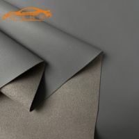 Cuir PU en microfibre pour sièges de voiture avec texture en relief, imperméable et doux, pour l'intérieur de la voiture, la sellerie automobile, les canapés et les meubles