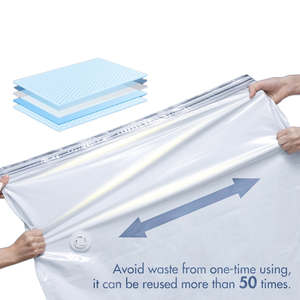 Sac de rangement sous vide extra large G-Extra, <span class=keywords><strong>housse</strong></span> anti-poussière pour vêtements, compression de la garde-robe, pas de pompe nécessaire - Product Image 3