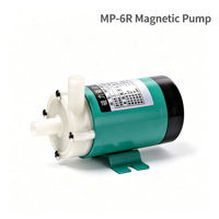 Pompa Air Magnetic Drive MP 6R Output Standar 2.8/5 L/mnt 0.8 m Head 6 W PP FRPP Impeller Terbuka Transfer Kimia OEM ODM