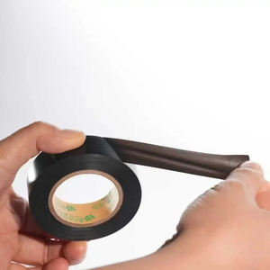Pita Isolasi Listrik Otomotif PVC Vinyl Hitam Kustom, Pita Isolasi Listrik PVC untuk Pembungkus Kabel - Product Image 3