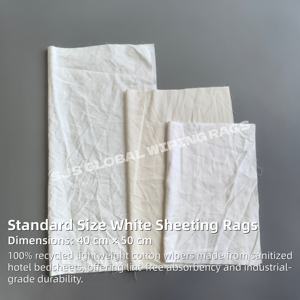 Trapos de Algodón 100% Sin Pelusa de 10KG, 20KG, 25KG, Paños Blancos de 10kg para Limpieza - Product Image 2