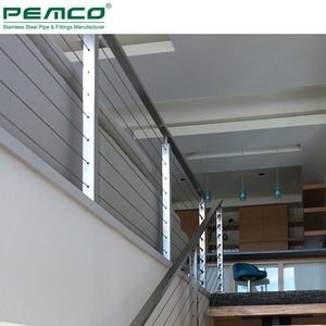 ราวบันไดในบ้านแบบโมเดิร์น 4 6 8 10 เส้น เชือก ราวบันได ระเบียง  ลวดสแตนเลส 304 316 - Product Image 6