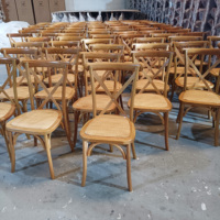 Chaise de restaurant moderne en bois, chaises de salle à manger, chaise en bois France, chaise à dossier croisé, Sillas De Restaurante
