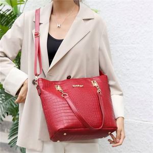 Nuevo Set de Bolsos Casuales de Moda para Mujer 2025 al por Mayor - 6 Piezas, Mini Bolso de Mano con Cremallera, Forro de Cuero Genuino Impermeable - Product Image 3