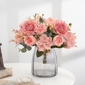 Ramos de Peonías Artificiales Realistas de <span class=keywords><strong>Estilo</strong></span> Europeo, <span class=keywords><strong>Estilo</strong></span> <span class=keywords><strong>Natural</strong></span>, Mesas de Centro, Arreglos Florales para el Hogar, Decoraciones para Bodas - Product Image 4
