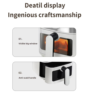 Friggitrice ad aria Touch-screen 4L elettrodomestici da cucina <span class=keywords><strong>Smart</strong></span> friggitrici ad aria con finestra visiva elettrodomestici intelligenti senza olio - Product Image 5